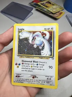 2000 Pokemon Neo Genesis Lugia 9/111 Holo Foil Rare WOTC Vintage English - Image 3