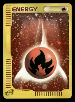 Fire Energy - Holo - E-Series - Mcdonalds - Japanese - Pokemon Card - LP - Image 1