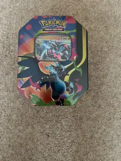 Pokemon TCG: Mega Charizard EX Tin X New - Image 1