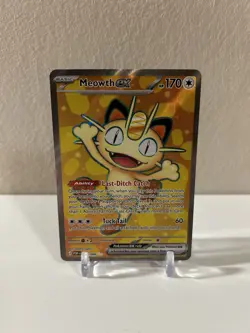 Pokemon ME03: Perfect Order Meowth EX 107/088 Ultra Rare English NM - Image 1