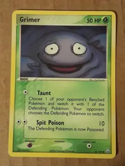 Pokemon Grimer 56/109 Team Rocket Returns NM See Pictures - Image 1