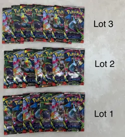 Pokemon TCG Phantasmal Flames 7 Booster Pack Lot [FACTORY SEALED] 2 Available - Image 3