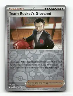 TEAM ROCKET'S GIOVANNI DESTINED RIVALS 174/182 POKEMON REVERSE HOLO NM/M - Image 1