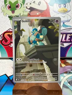 Golett 122/086 Illustration Rare - Black Bolt English - Pokemon TCG - SHIPS FAST - Image 1
