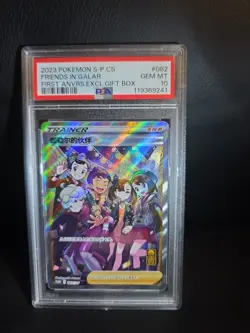 2023 Pokemon S-P CS Friends in Galar #82 First ANVRS.EXCL Gift Box PSA 10 Gem MT - Image 1