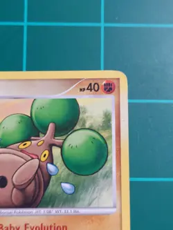 Bonsly 71/130 Common Diamond & Pearl Pokemon damaged - Image 3