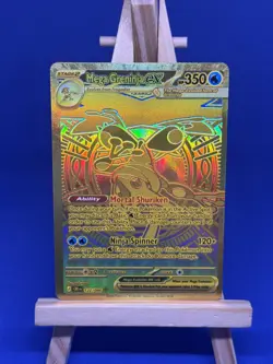Pokemon TCG Mega Greninja EX Mega Ultra Rare 122/086 Chaos Rising - Image 1