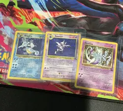 Pokemon TCG Fossil Unlimited 1999 Lot 3: Kingdra Haunter Mewtwo 8/62+ - Image 1