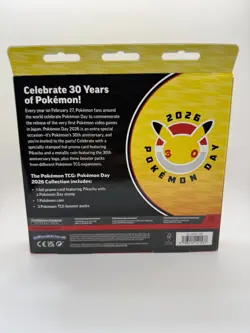 Pokemon TCG: Pokemon Day 2026 30th Anniversary Box New Sealed - Image 2