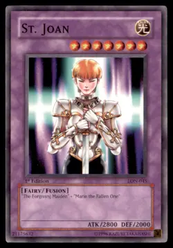 Yu Gi Oh! St. Joan LON 045 Labyrinth of Nightmare 1st Edition Regular - Image 1