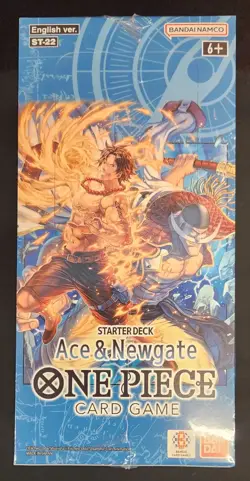 One Piece TCG FACTORY SEALED ACE & NEWGATE Starter Deck Display (6 Decks) - B16 - Image 2