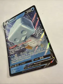 2020 Eiscue V 055 Pokemon Holiday Snowflake Stamped Promo Card NM - Image 5