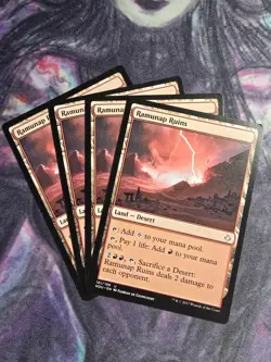 4X Ramunap Ruins HOU MTG Playset x4 - Image 1