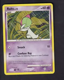 Ralts 15/17 Common POP Series 7 Pokemon Near Mint - Image 1
