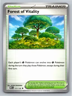 Forest of Vitality 117/132 Uncommon Mega Evolution Pokemon Near Mint - Image 1