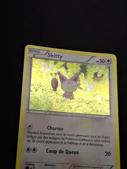HOLO Skitty 12/12 MacDonald's Macdo Mcdo 2015 Carte Pokemon FR - Image 2