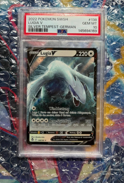 PSA 10 - Lugia V SIT 138 - Silberne Sturmwinde - Pokemon TCG GER - Image 3