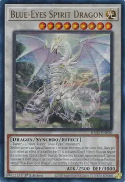 x1 Blue-Eyes Spirit Dragon - RA02-EN030 - Ultra Rare - 1st Edition Yu-Gi-Oh! M/N - Image 1