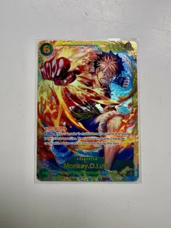 Monkey D. Luffy OP13-118 SEC Secret Rare Carrying On His Will One Piece TCG - Image 1