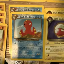 Nintendo Pokemon TCG Dark Collection 22-Card Lot Dark Machoke Electrode Raticate - Image 4