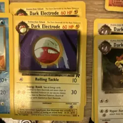 Nintendo Pokemon TCG Dark Collection 22-Card Lot Dark Machoke Electrode Raticate - Image 5