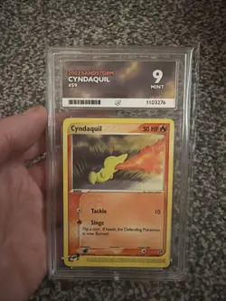 Pokemon TCG Cyndaquil EX Sandstorm 59 Regular Common Card Ace 9 - Image 1