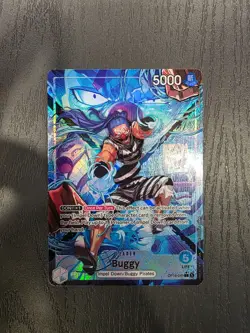 One Piece Card Game Buggy OP16-041 Alternate Art Leader - Image 1