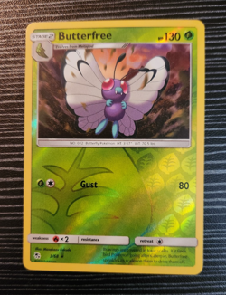 Pokemon- Butterfree 3/68- Hidden Fates- Rare Reverse Holo Card - Image 1