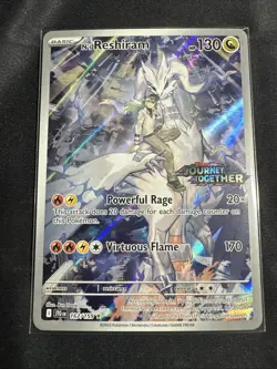 Pokemon Card N's Reshiram 167/159 STAMPED Journey Together Near Mint - Image 1