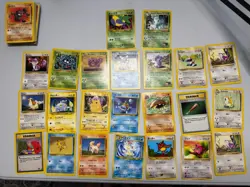 Pokemon Bulk WOTC 66 Card Lot Vintage Pikachu Squirtle More! DAMAGED Eng JP Lot - Image 4