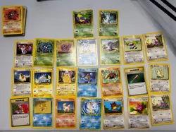 Pokemon Bulk WOTC 66 Card Lot Vintage Pikachu Squirtle More! DAMAGED Eng JP Lot - Image 5