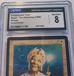 Enlightened Tutor Mirage Magic the Gathering MTG Uncommon CGC 8 NM/Mint - Image 4