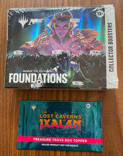 MTG Foundations Collector Booster Box w/ Ixalan Box Topper! New! Sealed! - Image 1