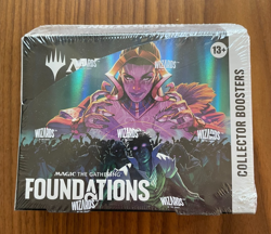 MTG Foundations Collector Booster Box w/ Ixalan Box Topper! New! Sealed! - Image 2