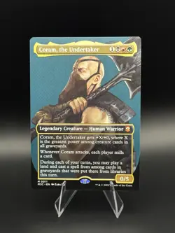MTG Coram, the Undertaker (Borderless) 11 Commander Modern Horizons 3 NM Regular - Image 1
