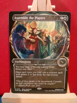 Assemble the Players (Showcase) - Murders at Karlov Manor - Rare - NM - MTG - Image 1