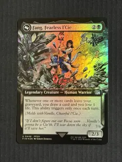 Magic The Gathering Fang, Fearless I’Cie Extended Art Foil Final Fantasy - Image 2