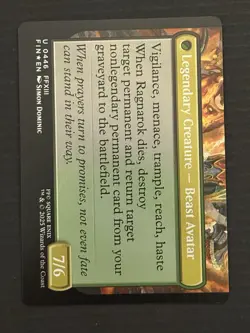 Magic The Gathering Fang, Fearless I’Cie Extended Art Foil Final Fantasy - Image 3