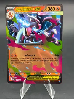 1x Mega Charizard X ex - MEP029 - MEP Black Star Promos NM-Mint Pokemon ME - Meg - Image 1