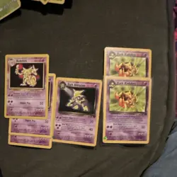 Pokemon TCG Team Rocket 5-Card Lot Kadabra 43/82 Dark Kadabra Dark Alakazam - Image 1
