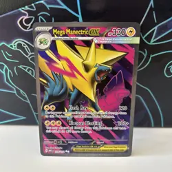 Pokemon TCG - Mega Evolution - Mega Manetric EX Full Art *Pack Fresh* - Image 1