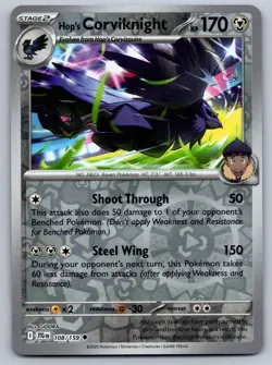 HOP'S CORVIKNIGHT 108/159 REVERSE HOLO UC POKEMON JOURNEY TOGETHER NM/M - Image 1