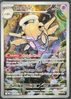 Shedinja - 144/132 - Illustration Rare - Mega Evolution - Pokemon Card - NM/M - Image 1