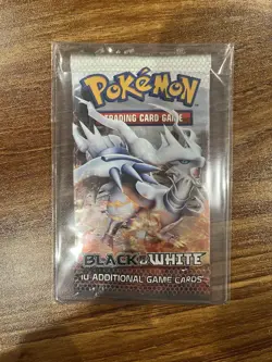 Pokemon Black & White Base Factory Sealed Booster Pack 2011 Zekrom Art English - Image 1