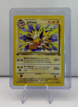 1999 Pokemon Jungle 1st Edition Jolteon 20/64 Rare Non-Holo WOTC Vintage - Image 1
