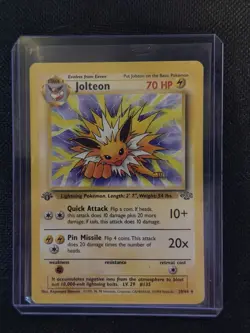 1999 Pokemon Jungle 1st Edition Jolteon 20/64 Rare Non-Holo WOTC Vintage - Image 3