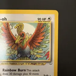 Pokemon Vintage Non Holo Rare Ho-Oh Neo Revelation 18/64 WotC - Image 3