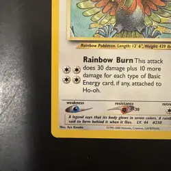 Pokemon Vintage Non Holo Rare Ho-Oh Neo Revelation 18/64 WotC - Image 5