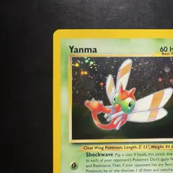 Pokemon Vintage Holo Rare Yanma 17/75 Neo Discovery WotC - Image 2