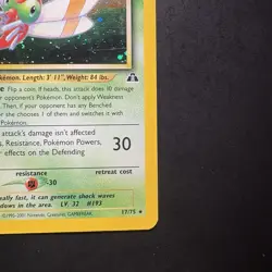 Pokemon Vintage Holo Rare Yanma 17/75 Neo Discovery WotC - Image 4